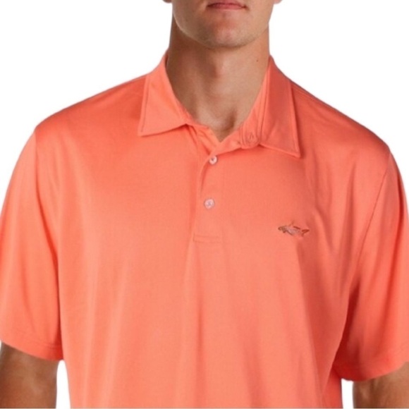 GREG NORMAN, MENS ORANGE, ULTRA COMFORT, POLO SHIRT. SIZE L - Picture 2 of 6